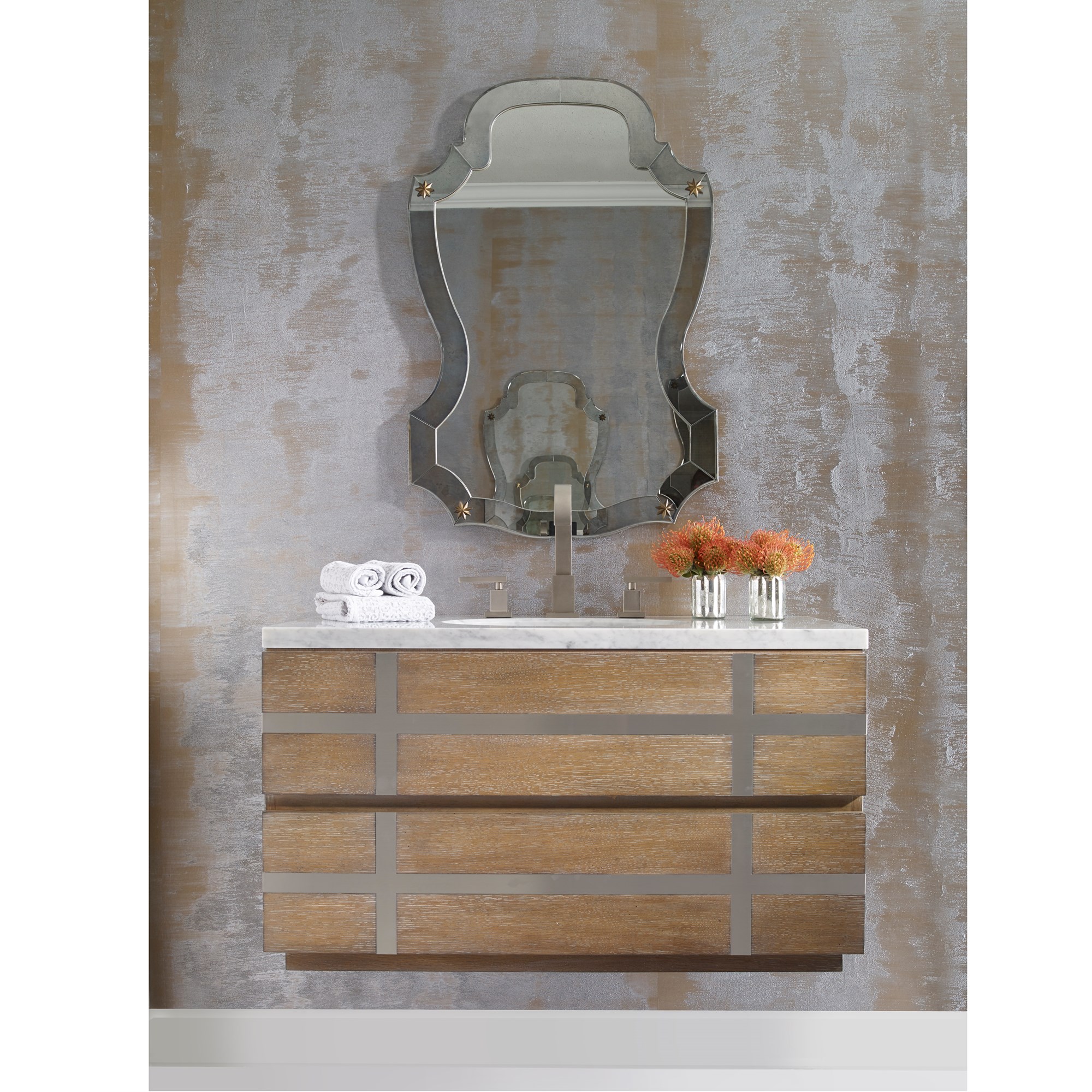 Тумбочка, большая (от 37 до 59,5) 07227-110-401 Thompson Wall Sink Chest - Octo Finish  Ambella  - Вид №2