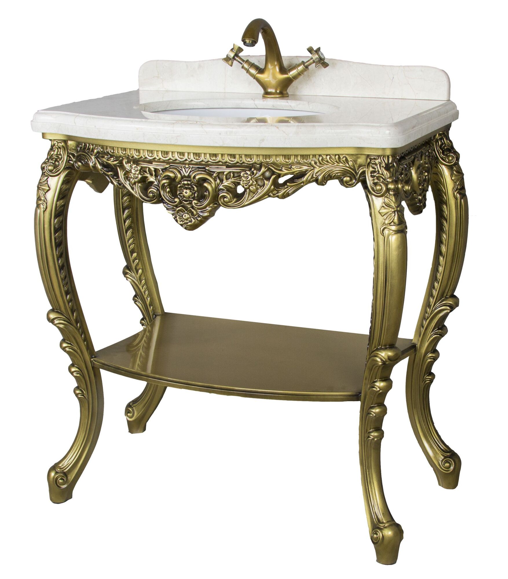 Консоль ISABELLA 80 арт. TS-10108-S/L поталь серебро Tessoro TS10108SL - Вид №2