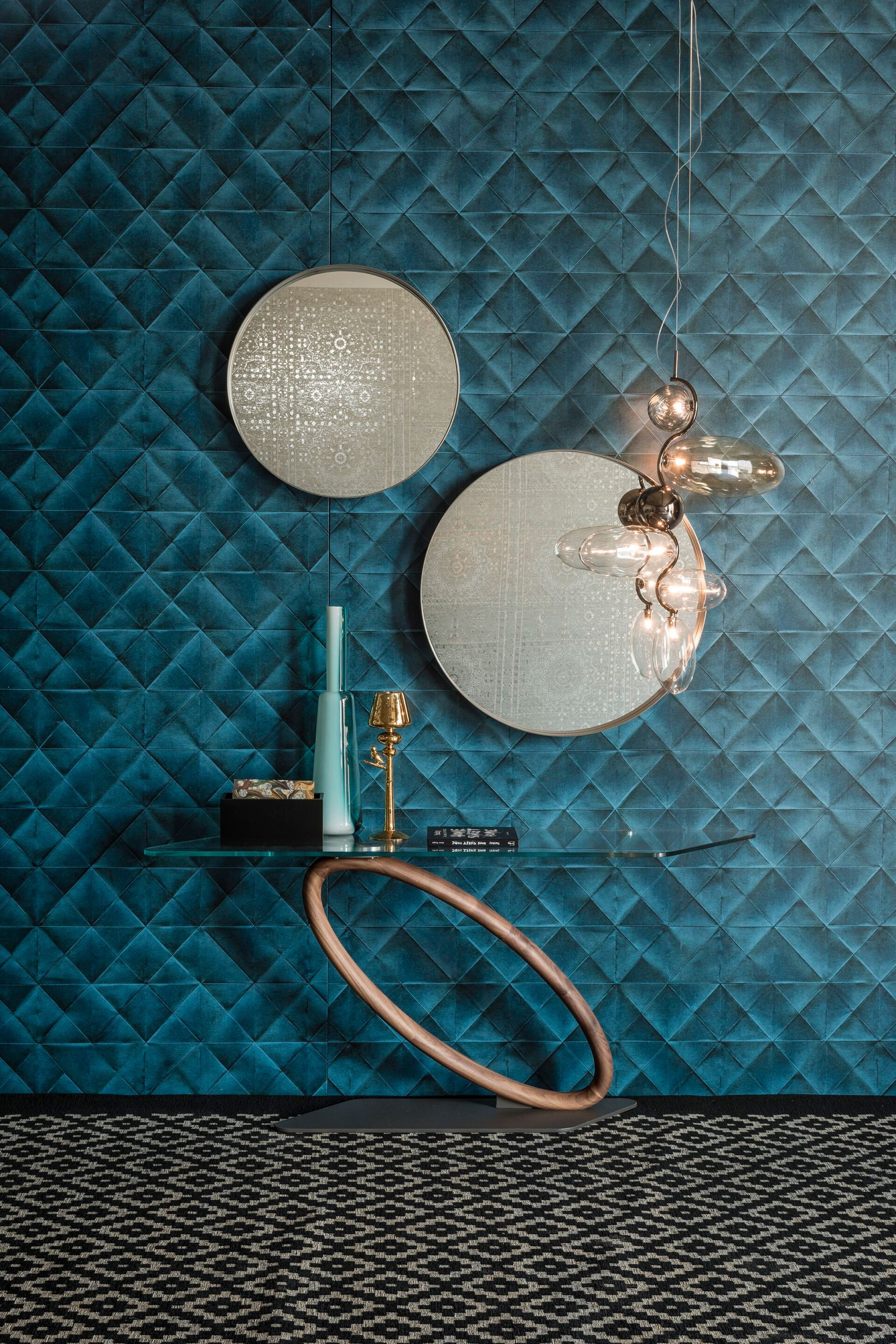 Прямоугольная консоль из дерева и стекла Cattelan italia TOUR ARCH-00034697 - Вид №1