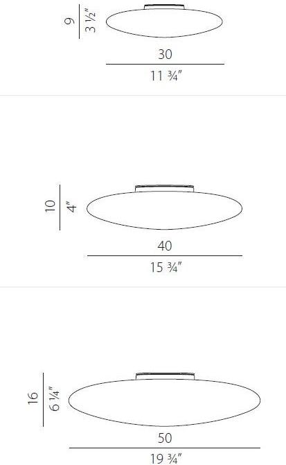 PANZERI Настенный светильник / потолочный светильник из дутого стекла Disco sun-id-1446180 - Вид №3