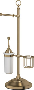 STI 534 Стойка с 3-мя аксессуарами для туалета 80 cm 3SC STILMAR ANTIQUE BRONZE
