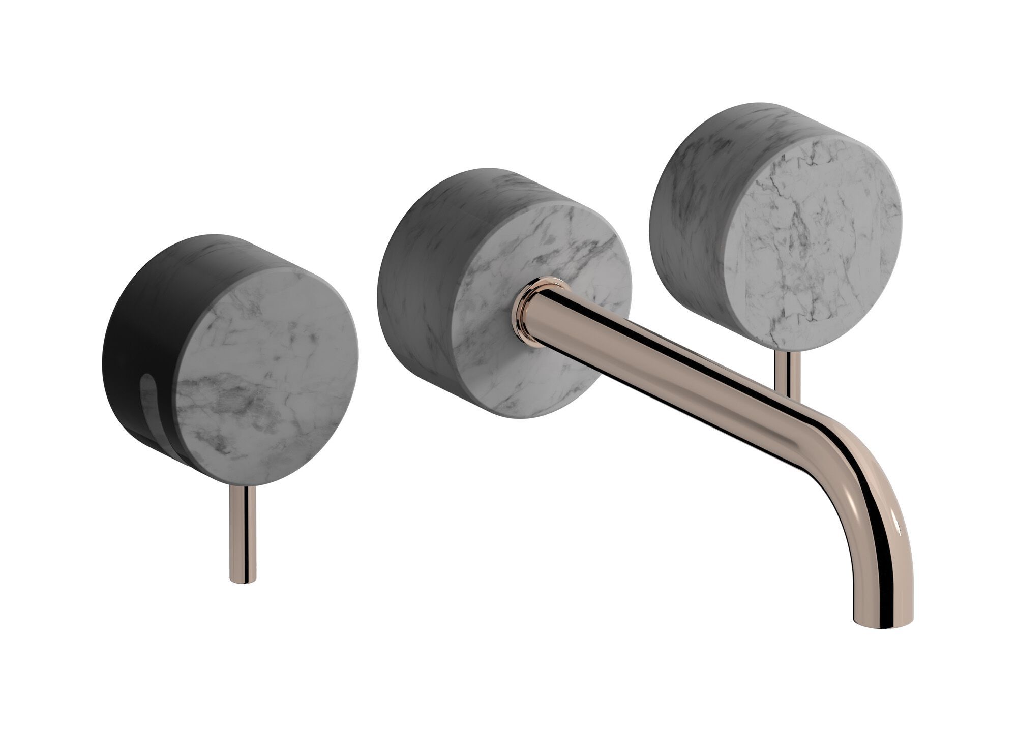 Мраморный настенный смеситель для раковины с 3 отверстиями IB мрамор + мрамор Elle ARCH-00113377 - Вид №18