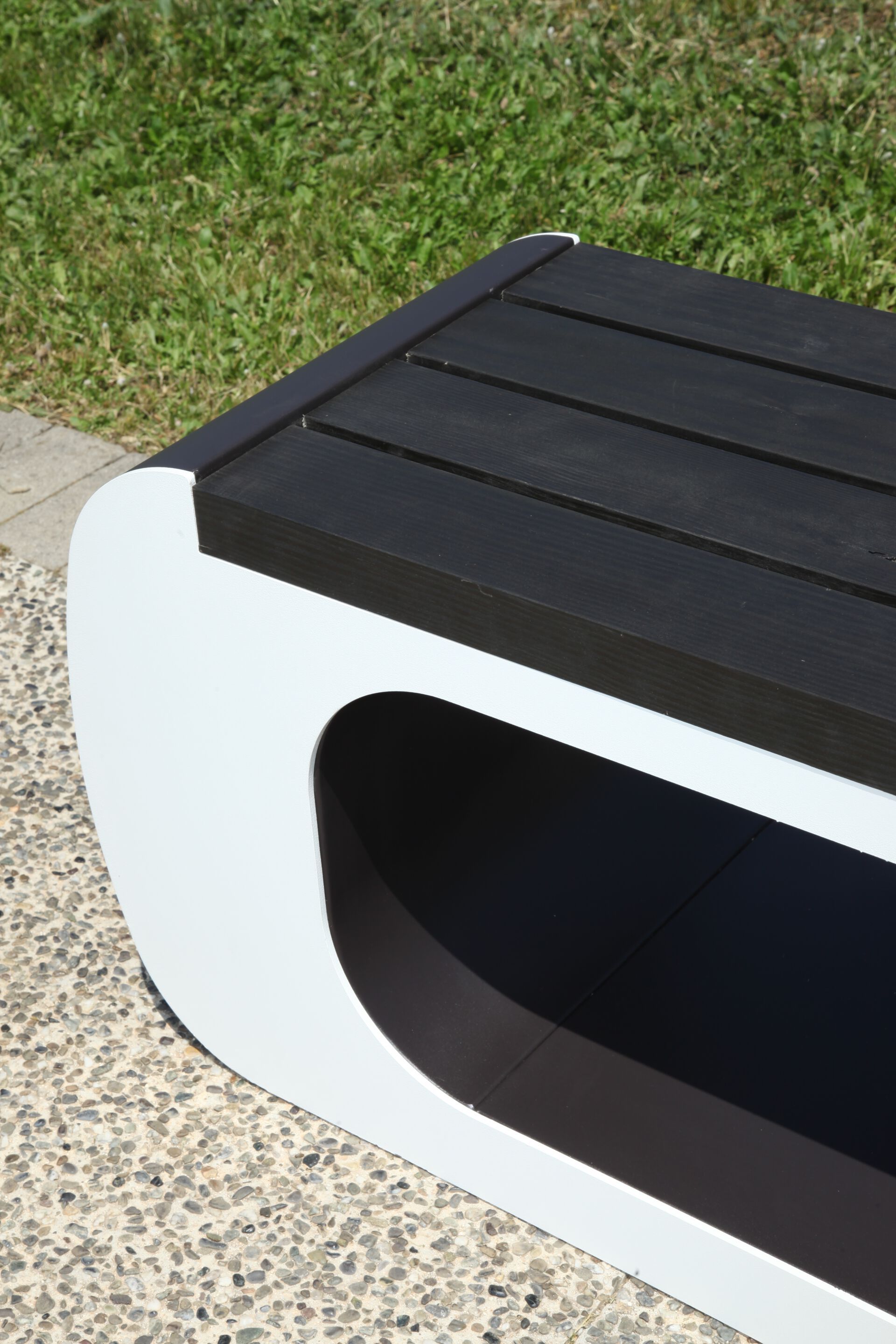 Стальная и деревянная скамья без спинки CITYSì ARMONY ARCH-00045270 - Вид №19