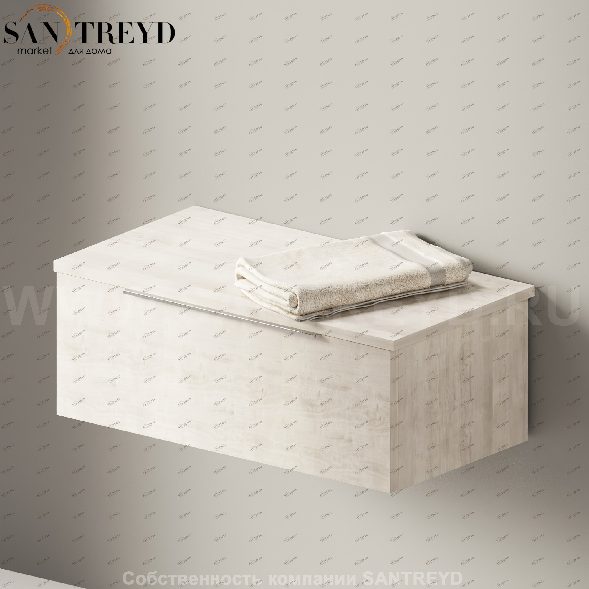 Flaminia BOX Настенная тумба 70 см с 1 ящиком BX296.WR Ceramica Flaminia BX296WR