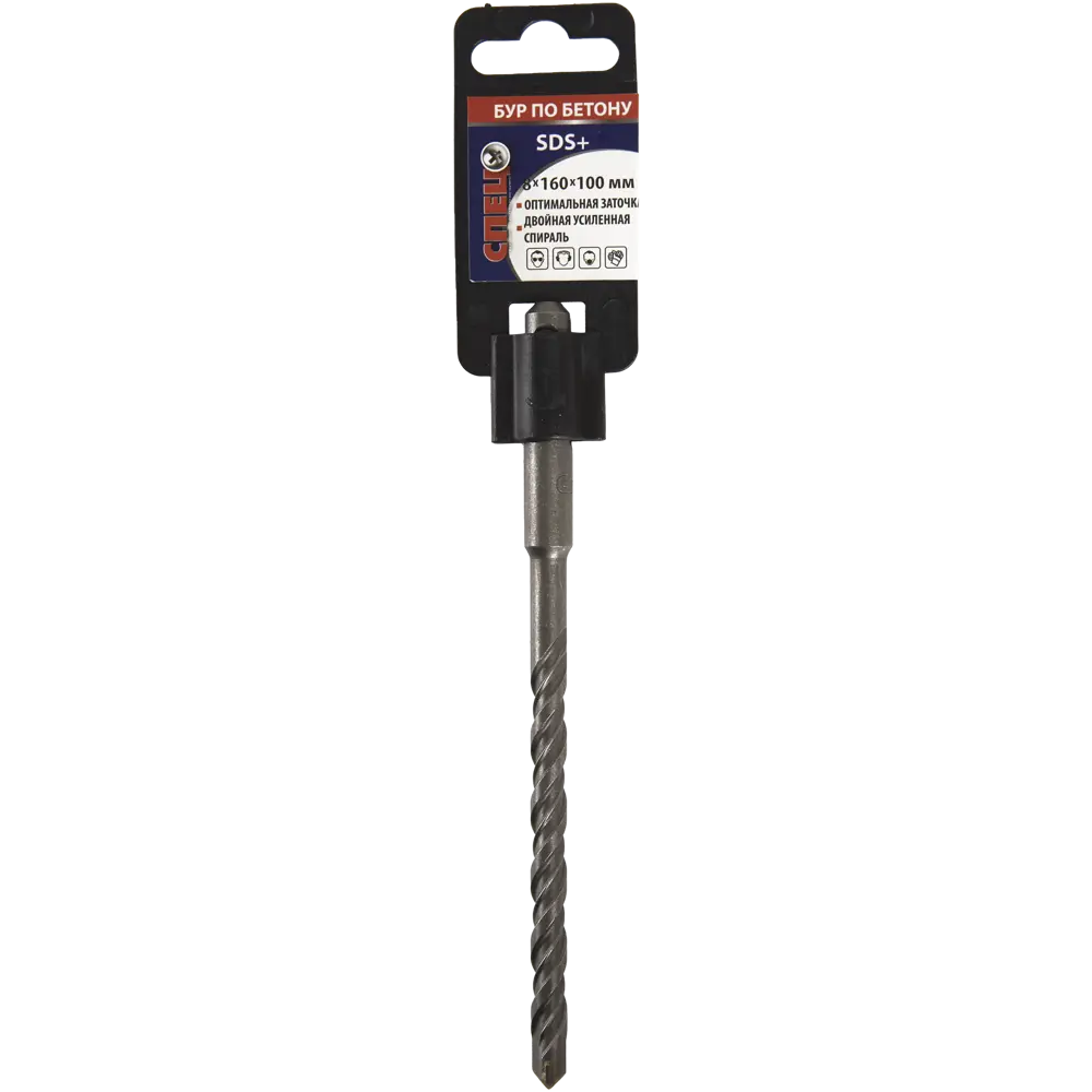Бур по бетону SDS-plus 8x100х160 мм Спец 0210103 82407719 STLM-2204457  - Вид №3