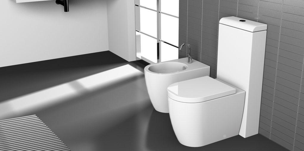 SMVASR Приставной унитаз напольный Белый Ceramica Cielo SMILE Италия - Вид №1