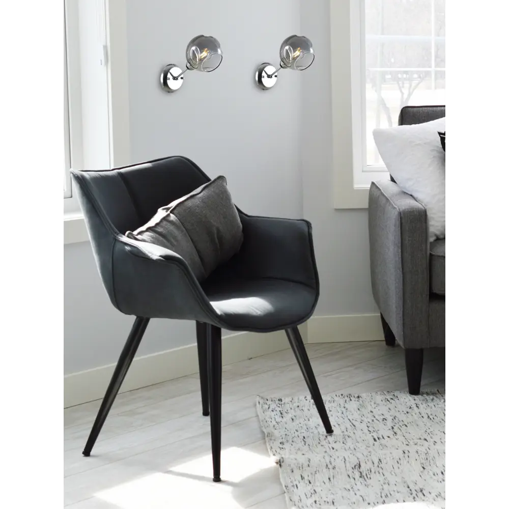 Бра Nemo L1238-1A, цвет никель LAMPLANDIA STLM-2198540 - Вид №10