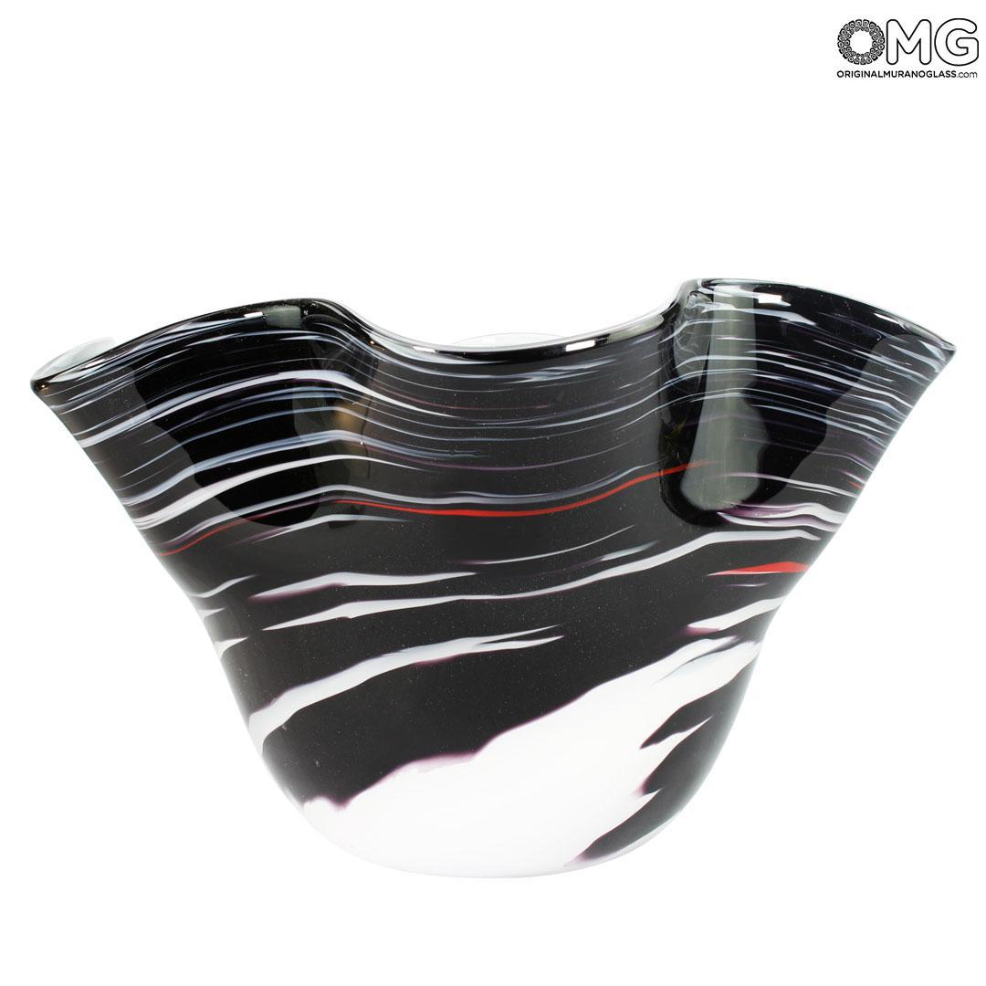 4846 ORIGINALMURANOGLASS Ваза Жёлтый Тюльпан - муранское стекло 30 см  - Вид №1