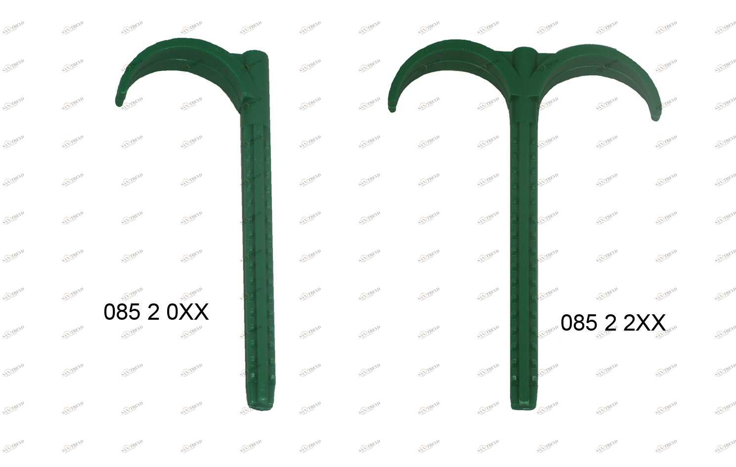 0852280 Монтажные профиля BIS Дюбель крюковой для монтажа труб к полу WALRAVEN 