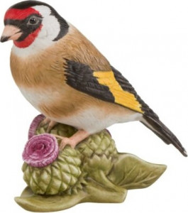 10649826 Goebel Скульптуpа "Щегол" 11 см Фарфор