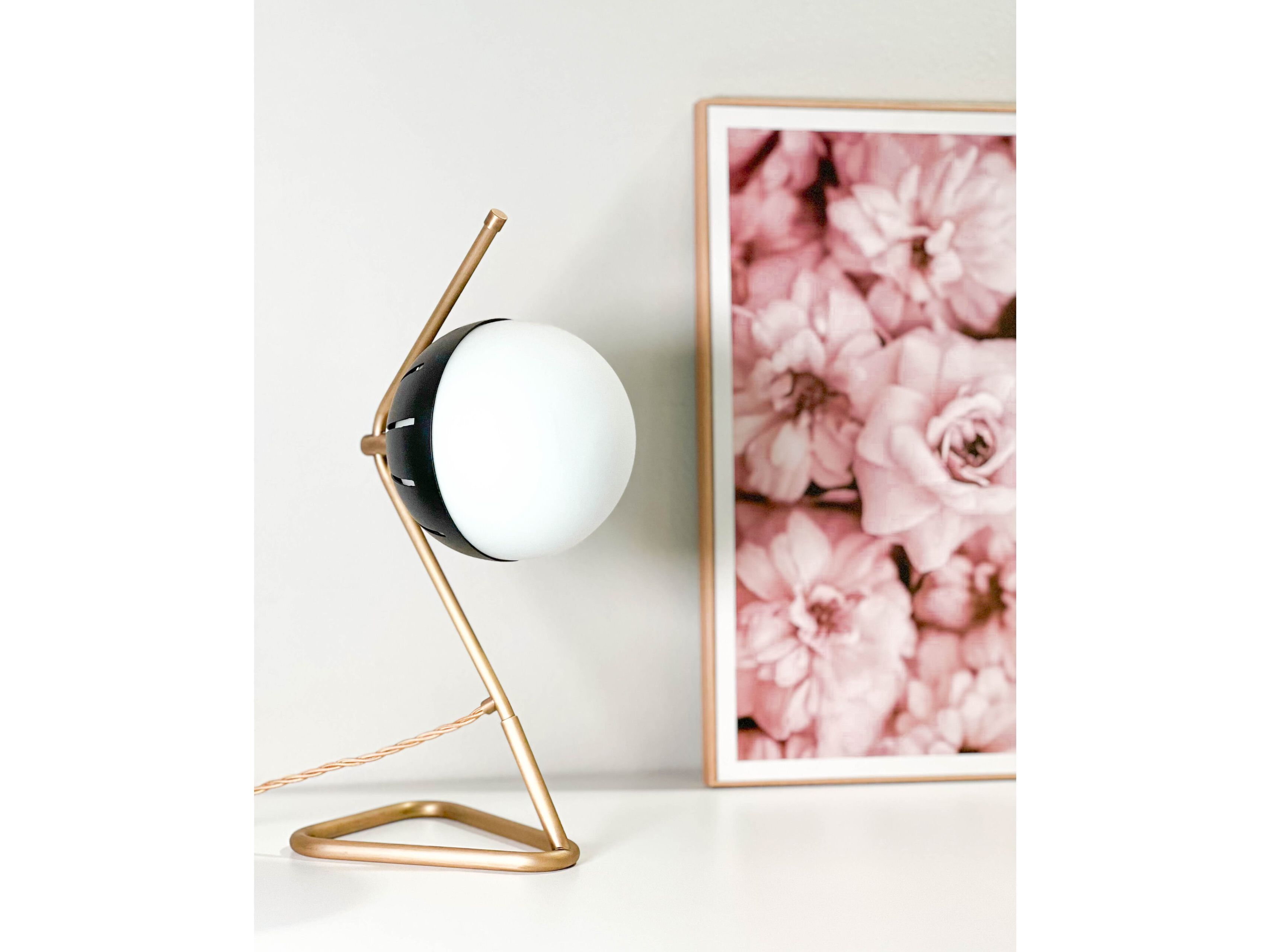 Светодиодный торшер из металла и стекла Lampex Italiana Selene ARCH-00017362