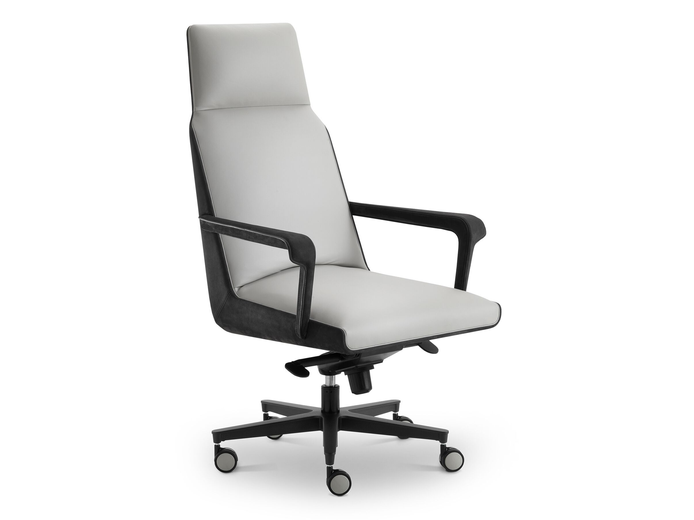 Кожаное вращающееся офисное кресло с колесами i 4 Mariani FLORA ARCH-00120349