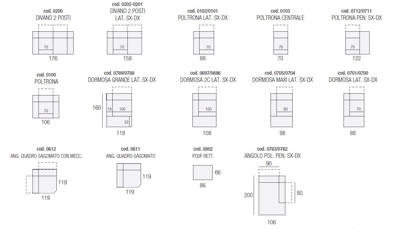 3-местный тканевый диван с полуостровом Egoitaliano FENG ARCH-00022624 - Вид №7