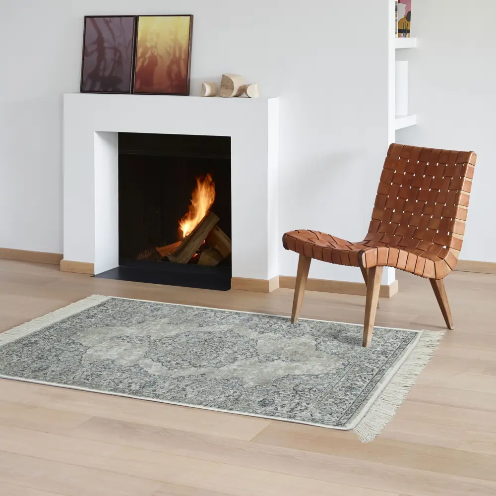 Ковер Ragolle Amalfi 67x110 см вискоза 927909/6646 цвет серый 89436947 STLM-2195528 