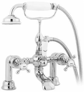 Gentry Home Смеситель на край ванны из латуни с ручным душем Mayfair