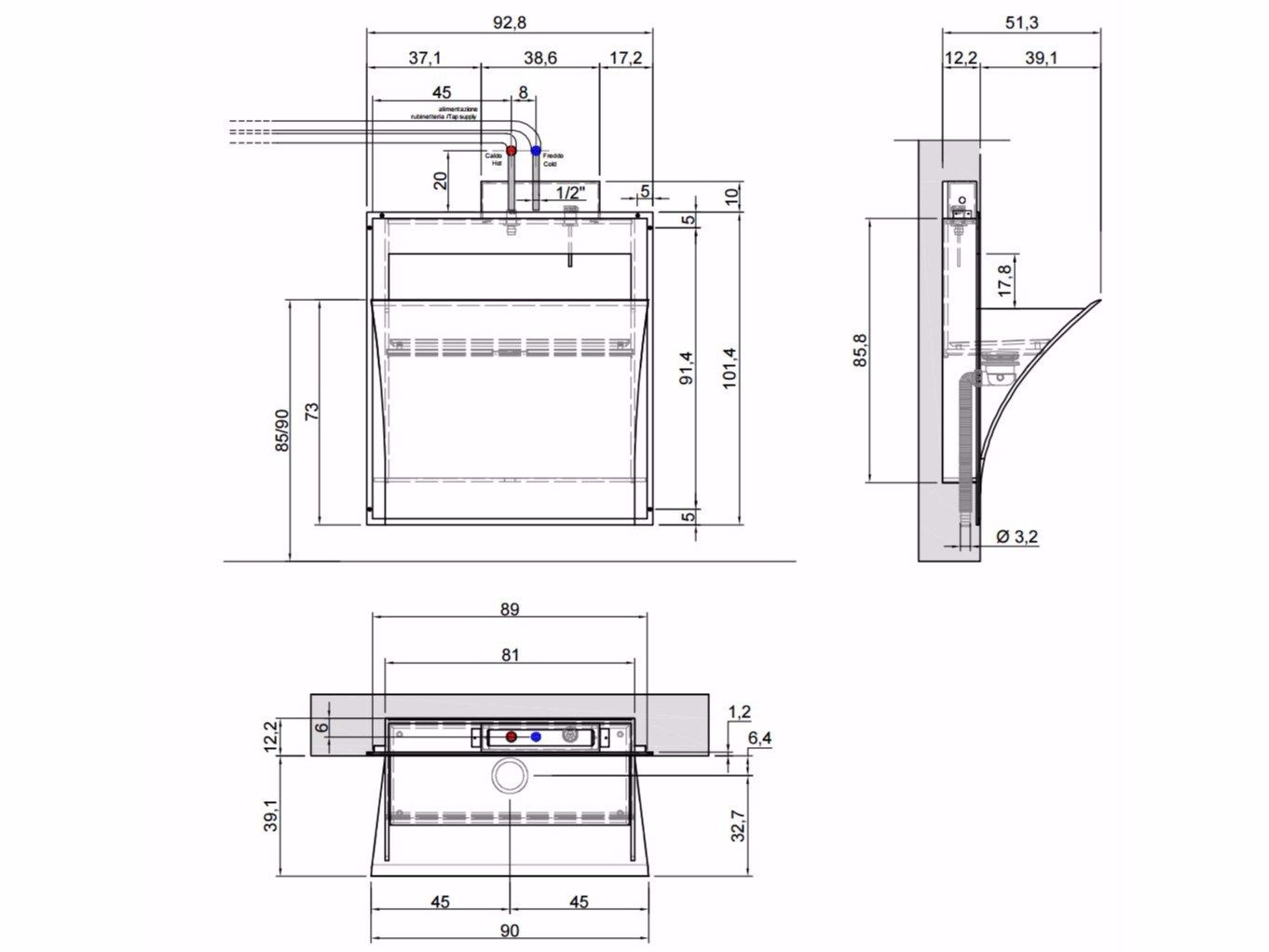Полутемная раковина в Moodlight Antoniolupi STRAPPO XL ARCH-00087751 - Вид №3