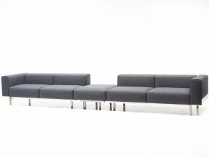 Diemme Модульный 5-местный диван из ткани Bread