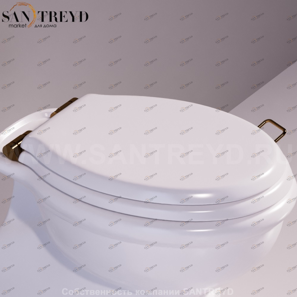 LA007D04BIANCOBR Крышка сиденье для унитаза Simas Lante