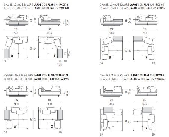 Minotti Секционный кожаный диван Connery sun-id-1360756 - Вид №15