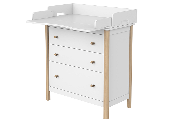 Пеленальная доска на комод белая Classic ELLIPSE ELLIPSE CLASSIC 257696 Белый Santreyd  - Вид №1