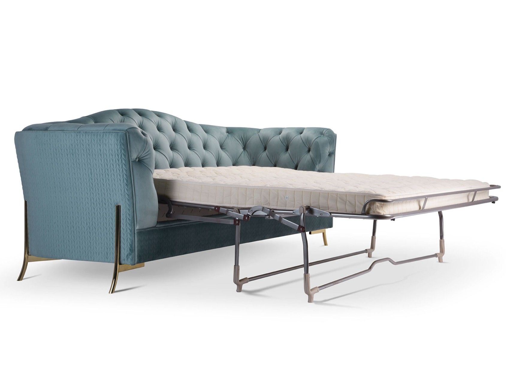 Диван-кровать capitonné из ткани с огнестойкой обивкой Domingo Salotti Nefele ARCH-00034794 - Вид №6