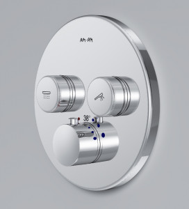 F50A85700 Inspire V2.0 TouchReel смеситель для 2 потребителей с термостатом монтируемый в стену х AM.PM Inspire 2.0