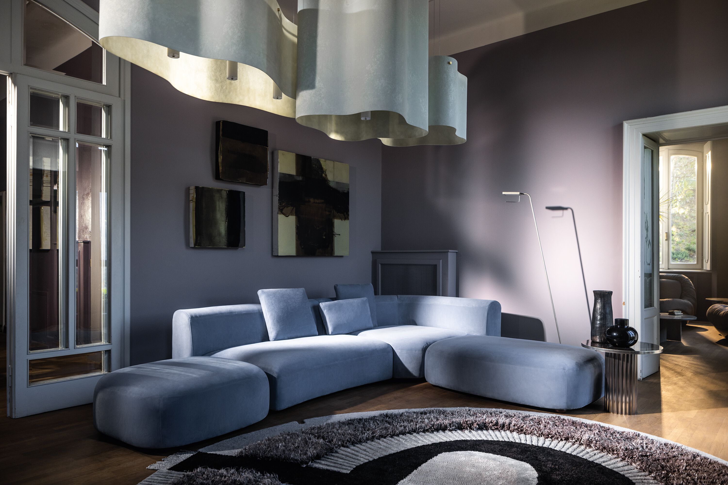 Кожаный модульный диван Baxter Clara ARCH-00053660 - Вид №5