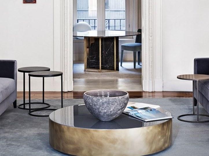 Meridiani Круглый журнальный столик из латуни sun-id-1478728 - Вид №3