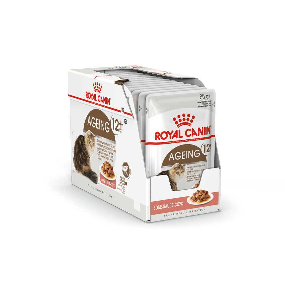 ПР0016146*12 Корм для кошек Ageing+12 старше 12 лет конс. 85г (упаковка - 12 шт) ROYAL CANIN 