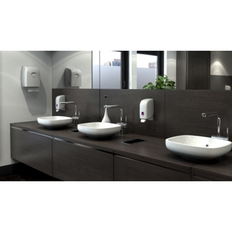 7375 Kimberly Clark Диспенсер для рулонных бумажных полотенец белый Kimberly Clark Professional Aquarius 7375 белый  - Вид №1