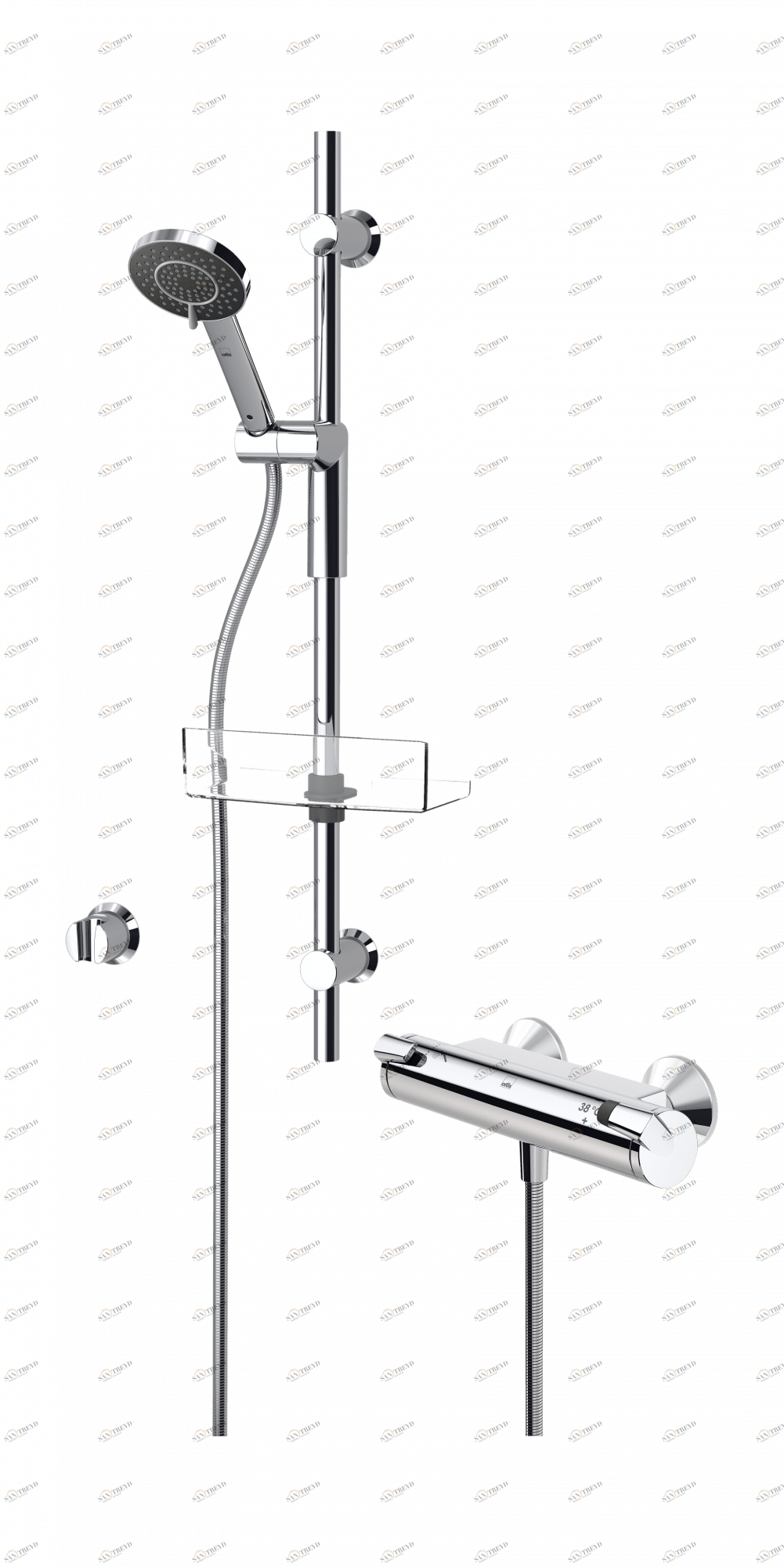 Oras 7169U Cмеситель для душа с душевым комплектом 7169U Optima Хром 