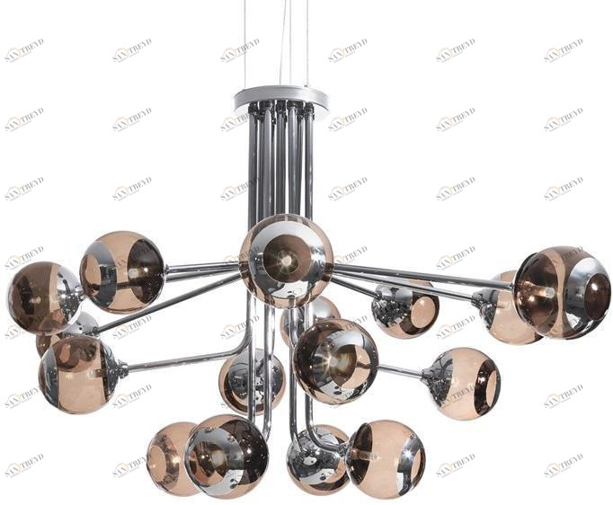 Jetclass Подвесной светильник из нержавеющей стали и стекла Bubbles Obb413 