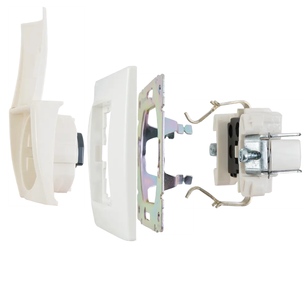 Legrand Valena Classic - розетка с крышкой и заземлением, слоновая кость 11274103 STLM-0001153 - Вид №5
