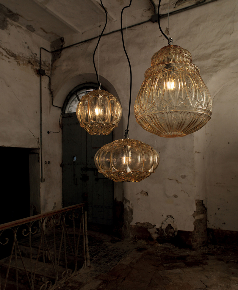 Подвесной светильник Ginger 37 Yellow от Karman KARMAN ДИЗАЙНЕРСКИЕ 243978 Янтарный  - Вид №3