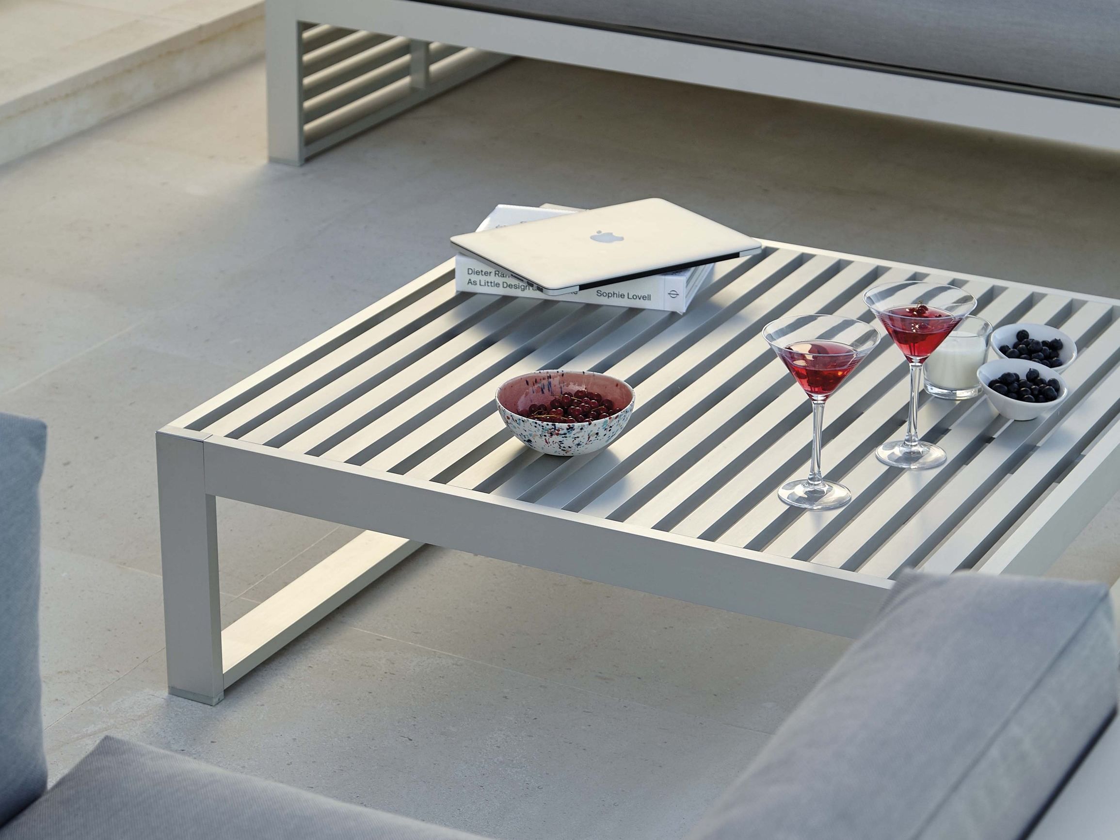 Прямоугольный алюминиевый журнальный столик GANDIABLASCO ДНК ARCH-00148261 - Вид №7