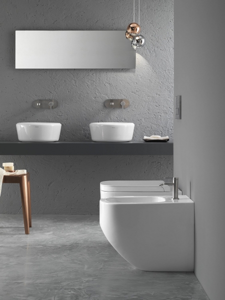 Y1F8 Следующее отверстие позади стены биде Hatria Y3AU01 - Вид №1