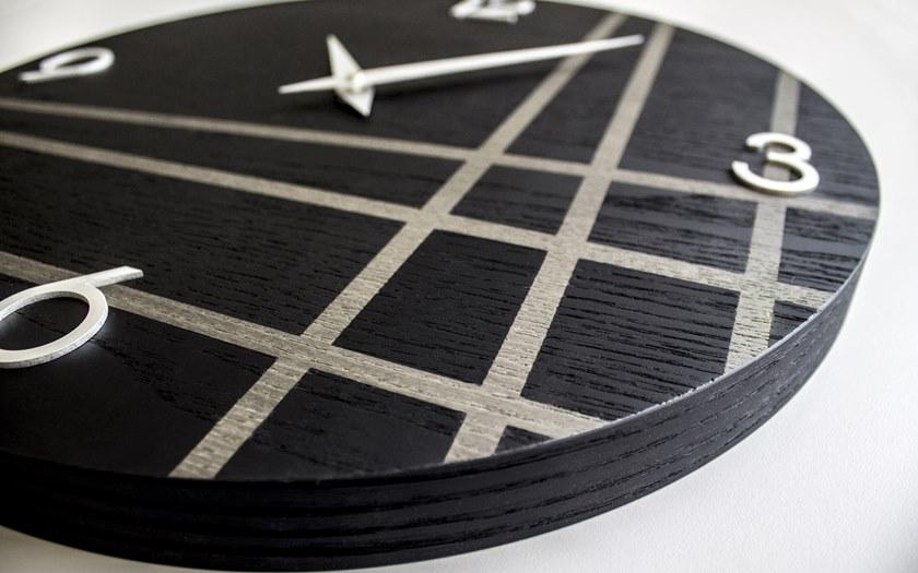 LIGNIS® Настенные часы из инкрустированного дерева Dolcevita lines 10.028 / 10.106 - Вид №2