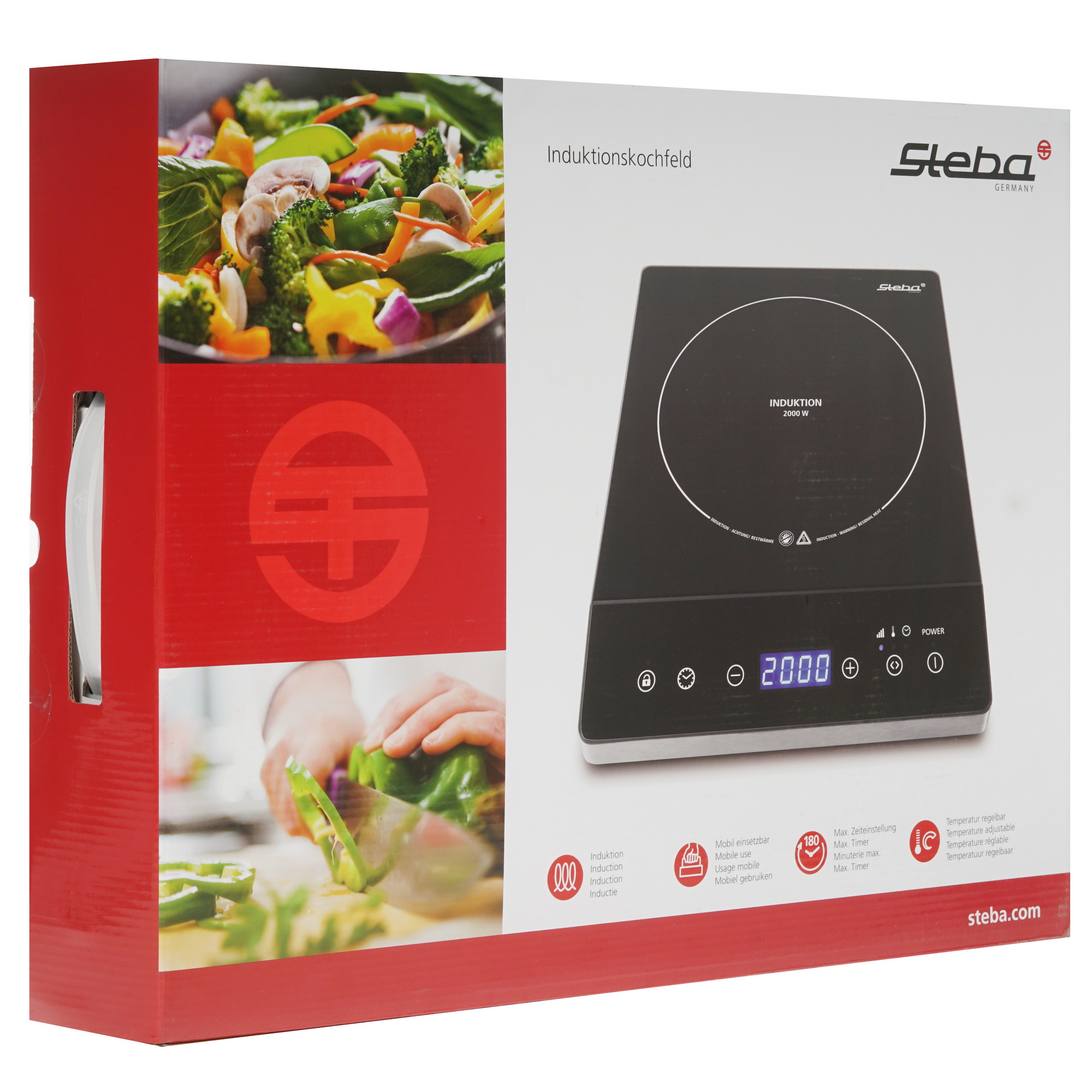 8138920 Плита компактная электрическая Steba IK 75 черный STDN-0082044 - Вид №5