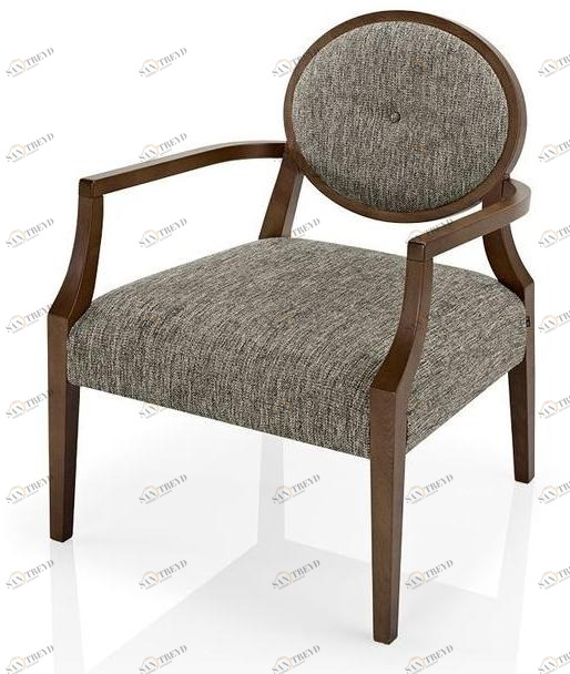 JMS Кресло из ткани с подлокотниками Gioconda M 456