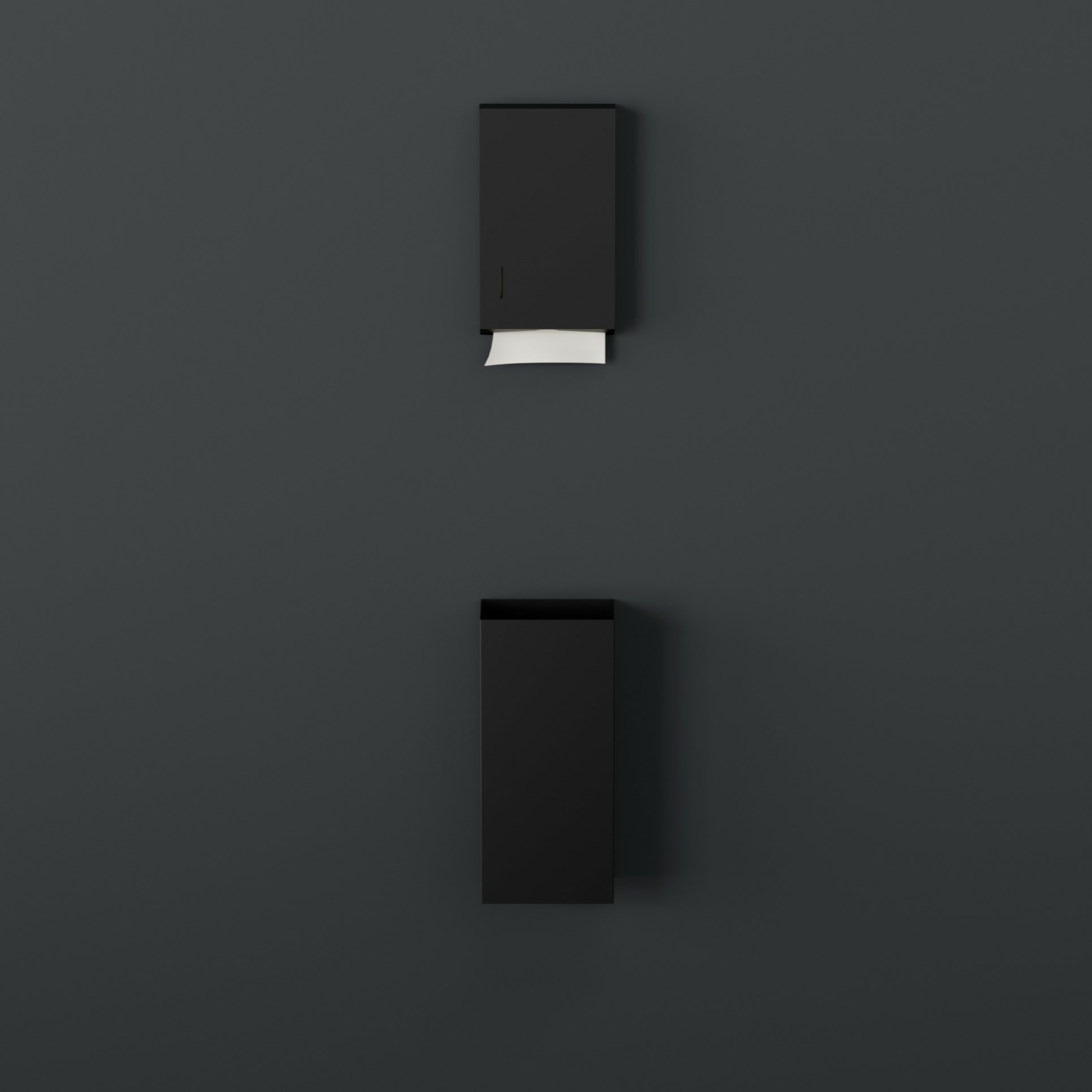 P705-N Мусорный бак из нержавеющей стали, настенный, 20 л Duten  - Вид №1