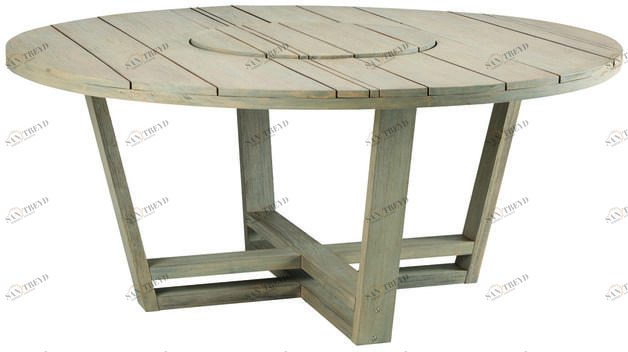 Ethimo Круглый садовый стол с ленивой сьюзан Costes sun-id-1426483