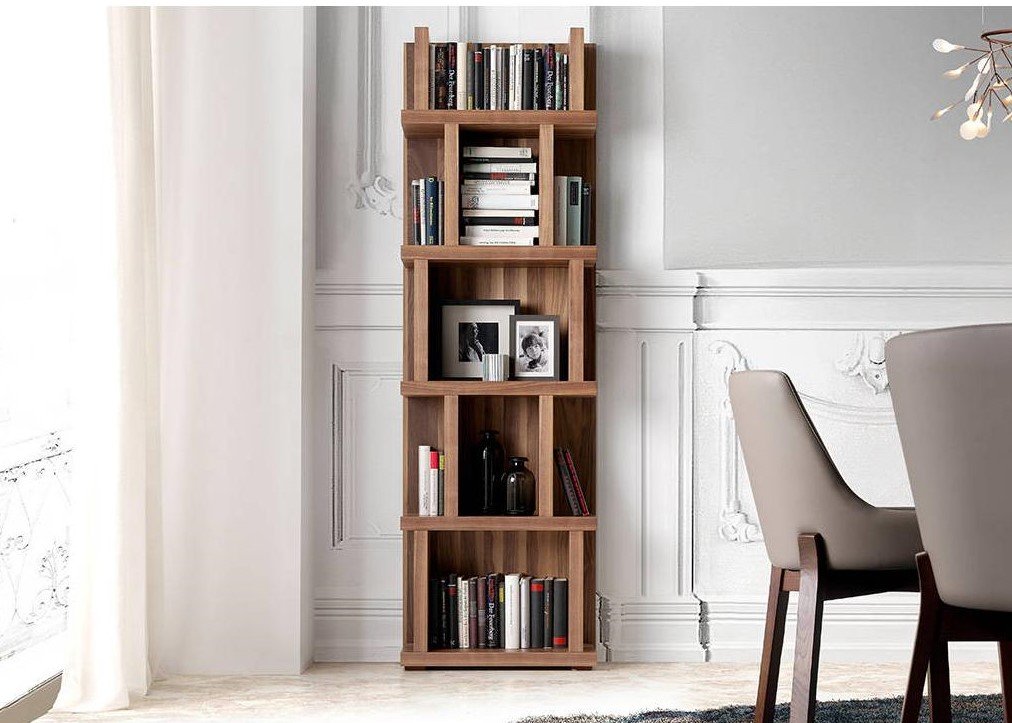 Стеллаж деревянный узкий GOB-N5405 от Angel Cerda ANGEL CERDA  149944 Коричневый  - Вид №1