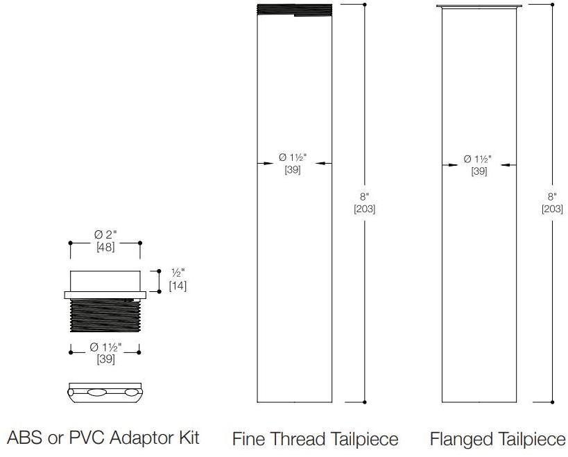 Blu Bathworks® Слив для островной ванны  Btwaste.rn  - Вид №2