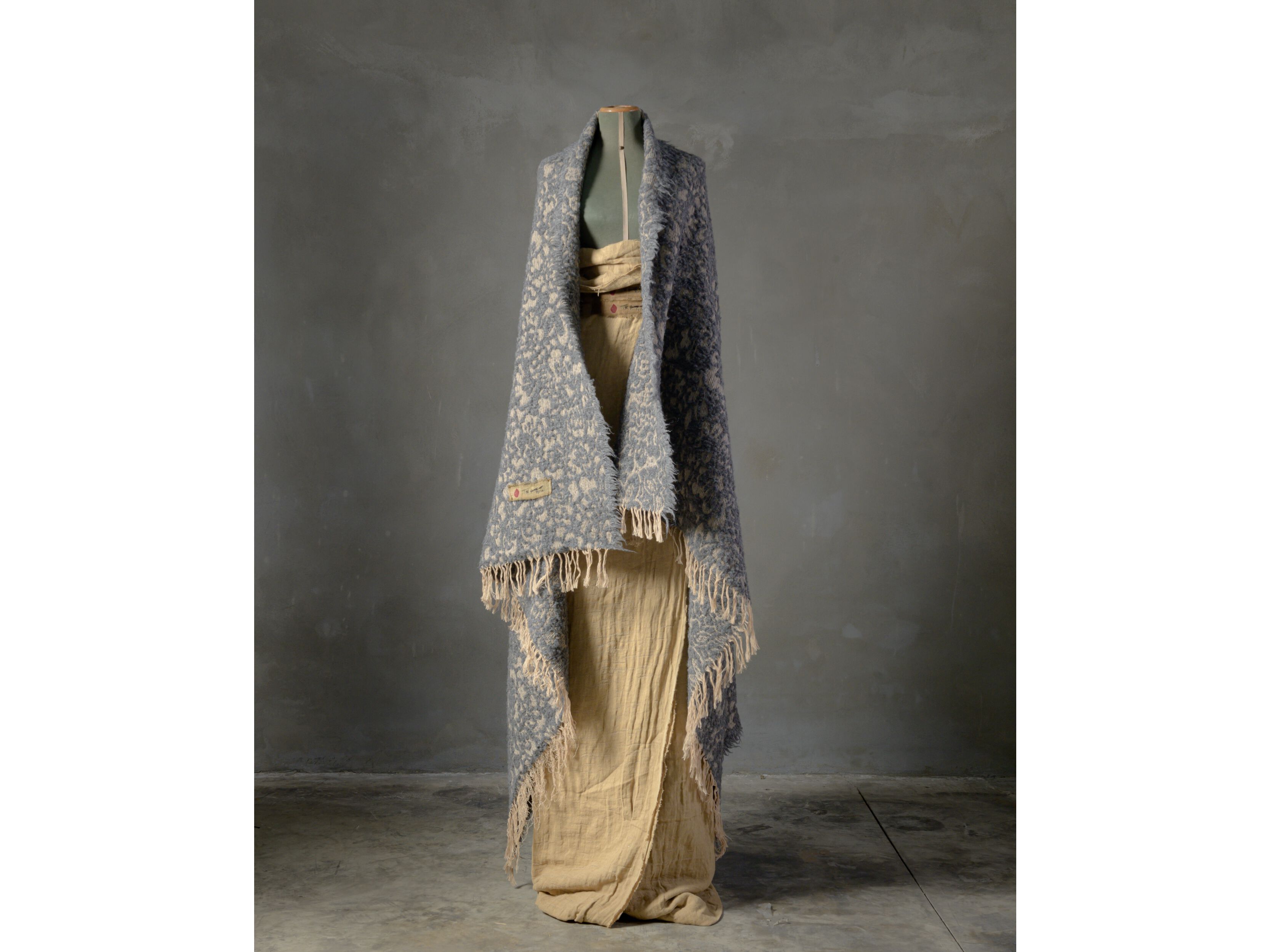 Шерстяной и хлопковый плед The House of Lyria MALGHE ARCH-00017816