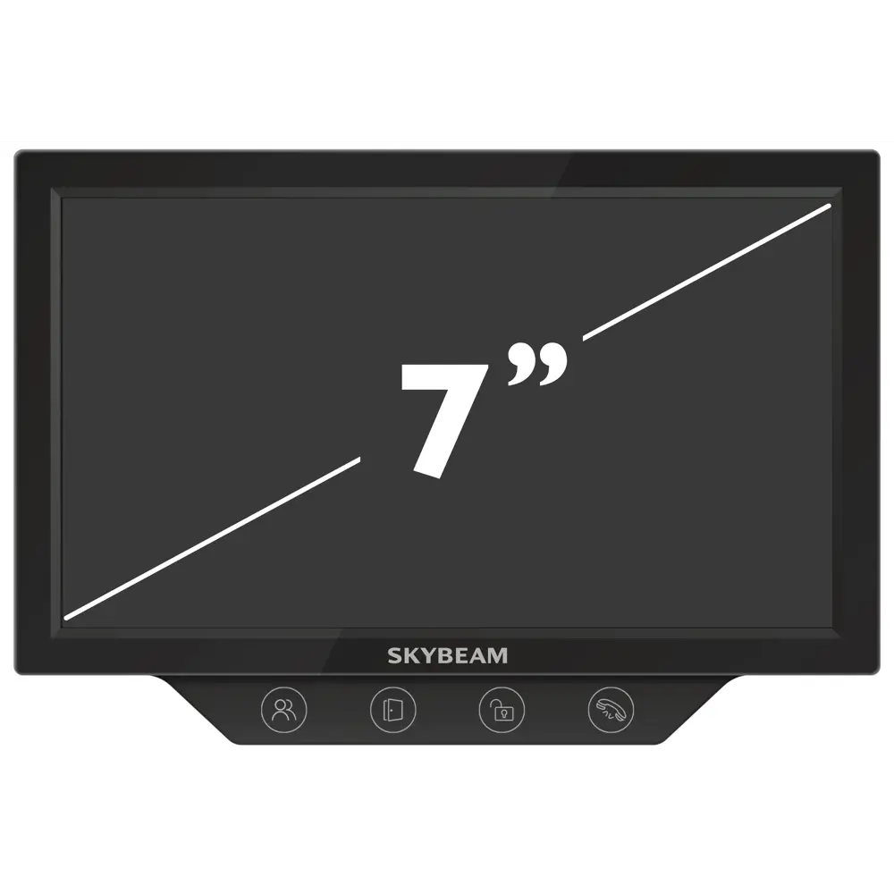 Видеодомофон SKYBEAM с 7-дюймовым экраном и сенсорным управлением 89337383 STLM-1470310