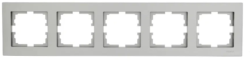 VESNA Рамка 5-ая горизонтальная без вст платина