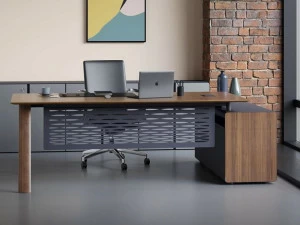 Ersa Прямоугольный письменный стол из дерева с ящиками Yoka