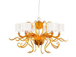 Люстра ручной работы из муранского стекла