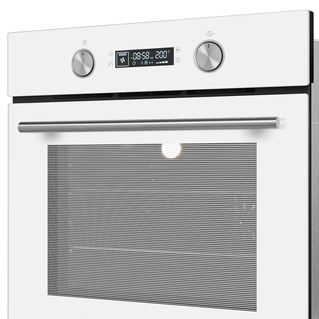 9100952 Электрический духовой шкаф HOMSair OEM606WH белый STDN-0144330 - Вид №6