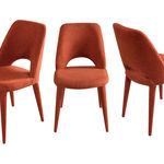 FUPP0011 Набор из 5 стульев Darwin Side (цвет ржавчины) ijlbrown  - Вид №7